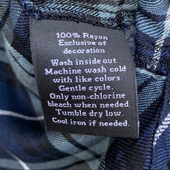 Rock & Republic Sparkle Plaid Buttondown Top-Small - Picture 9 of 10